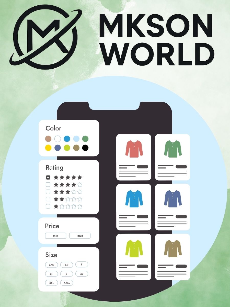 Online marketplace product catalog by Mkson World